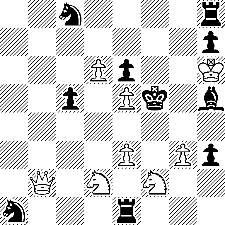 2n4r/7p/3Pp2K/2p1Pk1b/8/4P1Pp/1Q1N1N2/n3r3