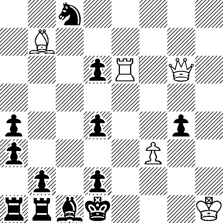 2n5/1B6/3pR1Q1/8/p2p2p1/p4P2/1p1p4/rrbk3K