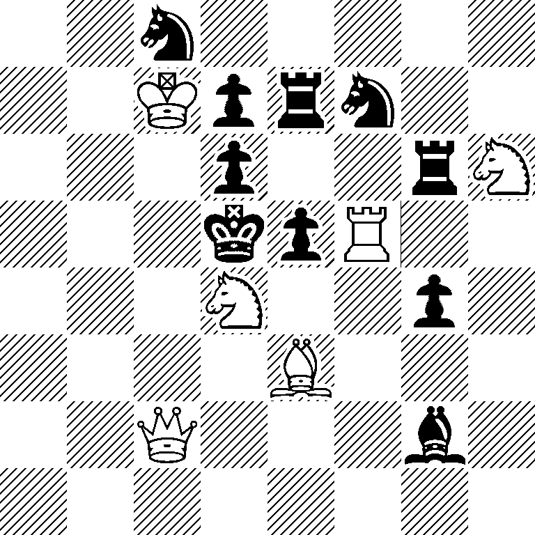 2n5/2Kprn2/3p2rN/3kpR2/3N2p1/4B3/2Q3b1/8