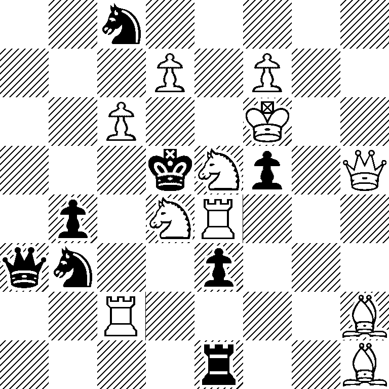 2n5/3P1P2/2P2K2/3kNp1Q/1p1NR3/qn2p3/2R4B/4r2B