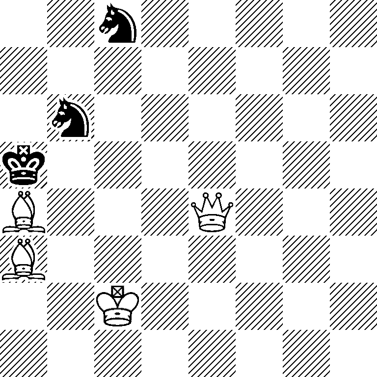 2n5/8/1n6/k7/B3Q3/B7/2K5/8