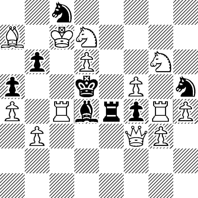 2n5/B1KN4/1p1P2N1/p2k1P1n/P1RbrpRP/1P3QP1/8/8
