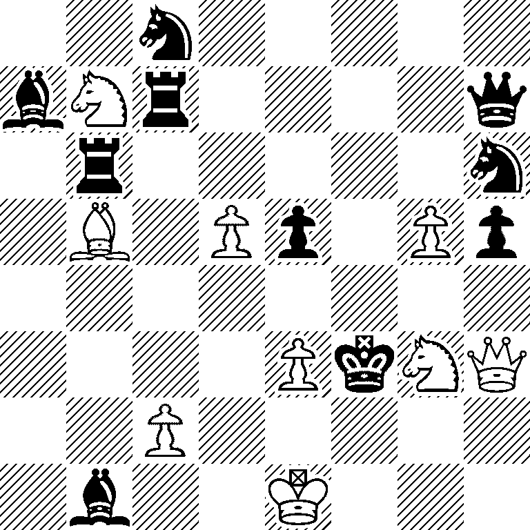 2n5/bNr4q/1r5n/1B1Pp1Pp/8/4PkNQ/2P5/1b2K3