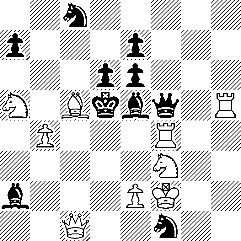 2n5/p3p3/3pp3/N1Bkbq1R/1P3R2/5N2/b3PK2/2Q2n2