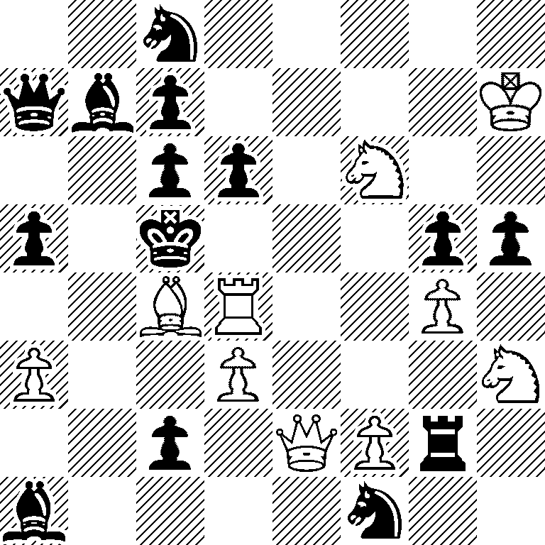 2n5/qbp4K/2pp1N2/p1k3pp/2BR2P1/P2P3N/2p1QPr1/b4n2