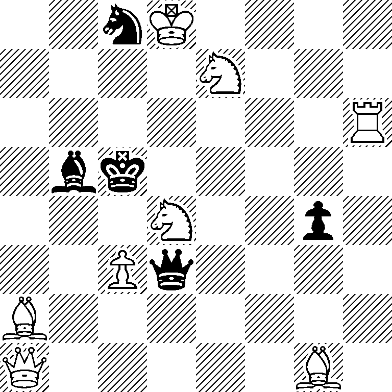 2nK4/4N3/7R/1bk5/3N2p1/2Pq4/B7/Q5B1