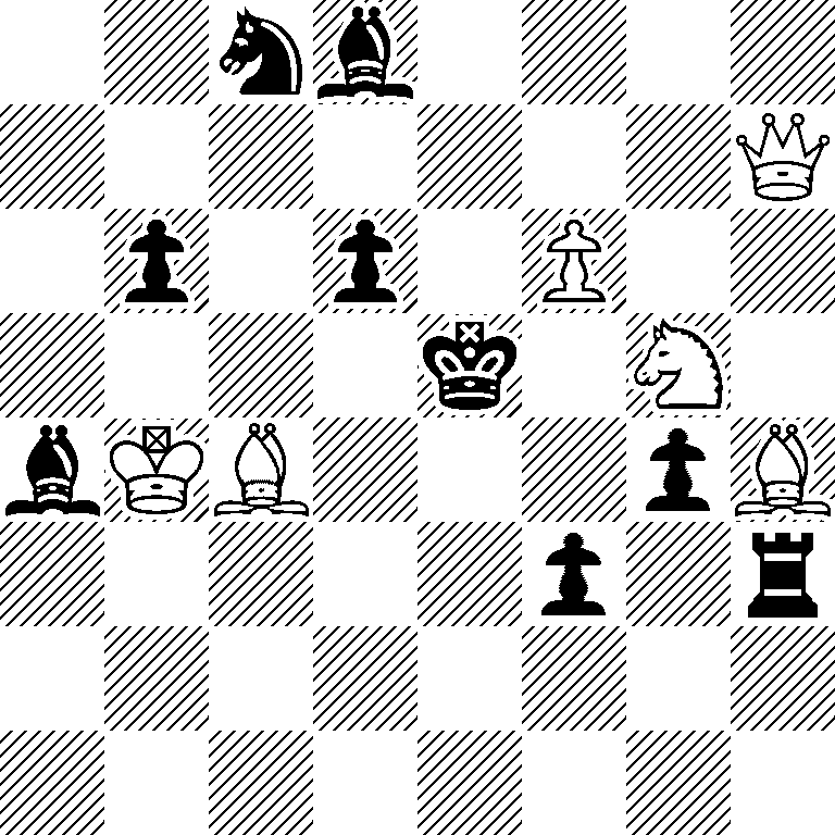 2nb4/7Q/1p1p1P2/4k1N1/bKB3pB/5p1r/8/8