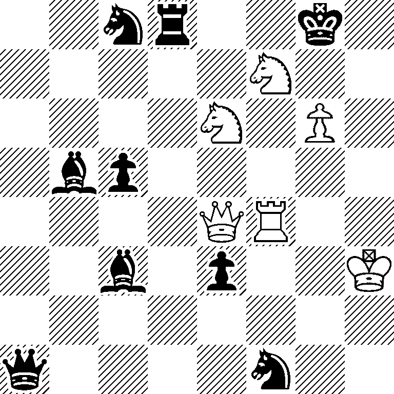 2nr2k1/5N2/4N1P1/1bp5/4QR2/2b1p2K/8/q4n2