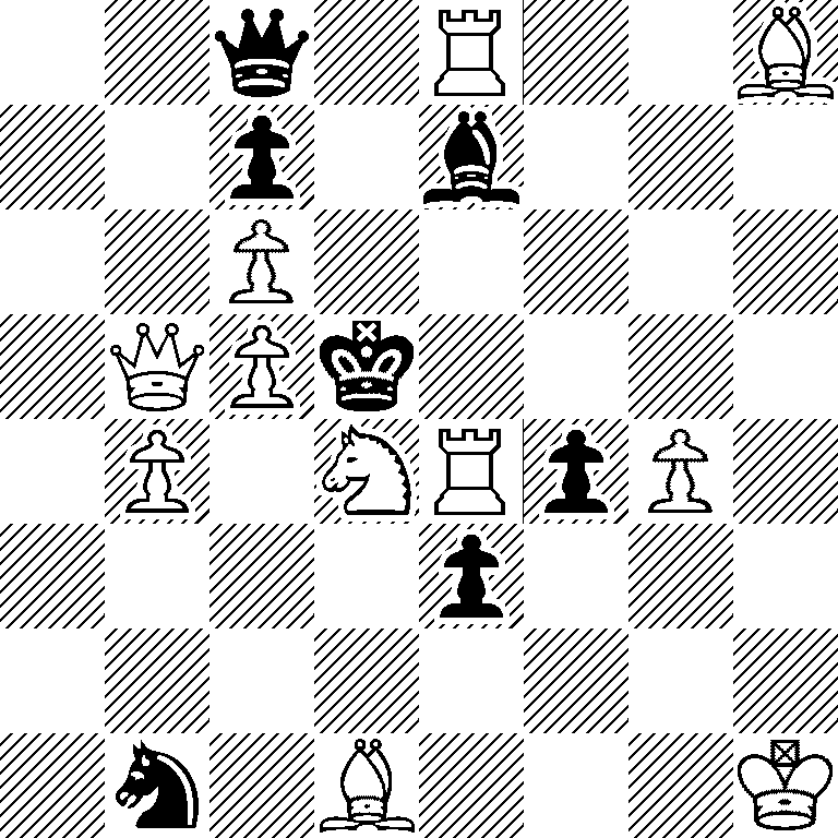 2q1R2B/2p1b3/2P5/1QPk4/1P1NRpP1/4p3/8/1n1B3K