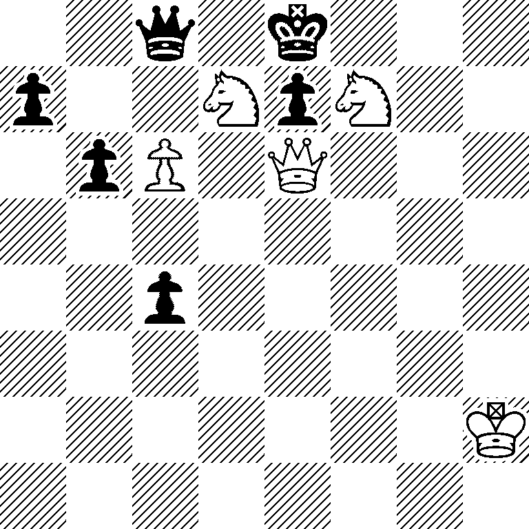 2q1k3/p2NpN2/1pP1Q3/8/2p5/8/7K/8