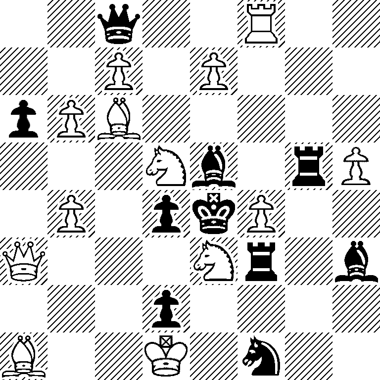 2q2R2/2P1P3/pPB5/3Nb1rP/1P1pkP2/Q3Nr1b/3p4/B2K1n2