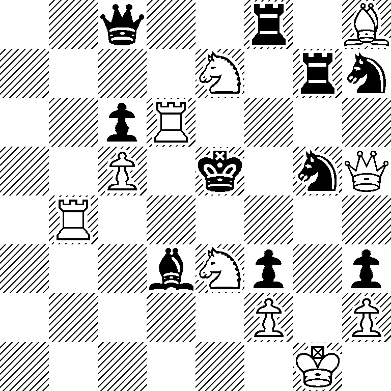 2q2r1B/4N1rn/2pR4/2P1k1nQ/1R6/3bNp1p/5P1P/6K1