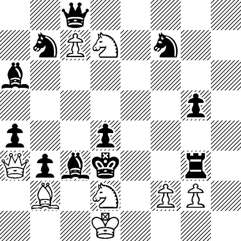 2q5/1nPN1n2/b7/6p1/p2p4/Qpbk2r1/1B1N1PP1/3K4