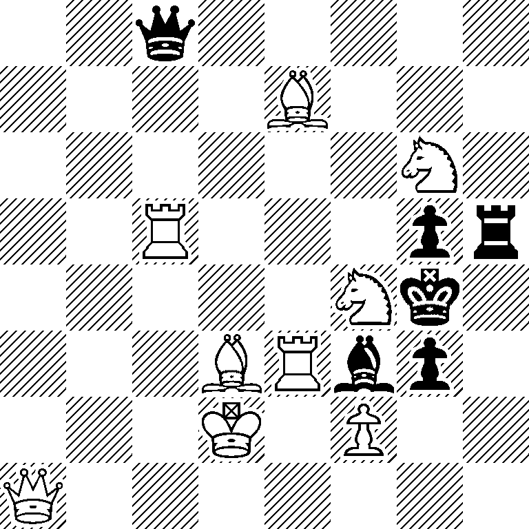 2q5/4B3/6N1/2R3pr/5Nk1/3BRbp1/3K1P2/Q7