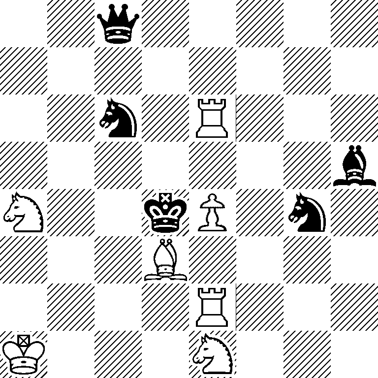 2q5/8/2n1R3/7b/N2kP1n1/3B4/4R3/K3N3