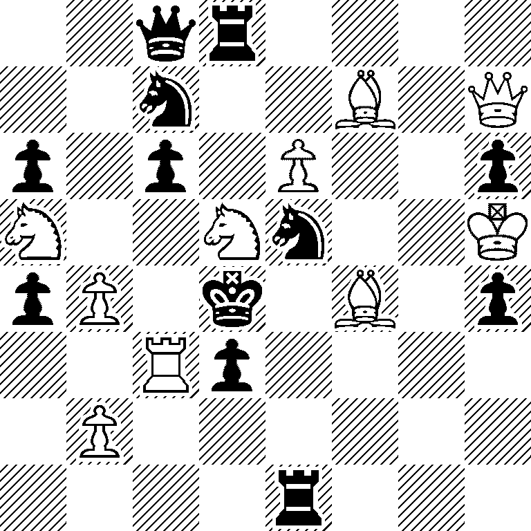 2qr4/2n2B1Q/p1p1P2p/N2Nn2K/pP1k1B1p/2Rp4/1P6/4r3