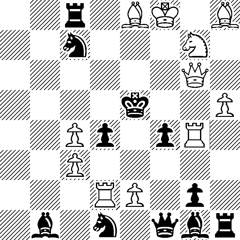 2r1BK1B/2n3N1/6Q1/4k2P/2Pp1pR1/2P5/3RP1p1/1b1n1qbr