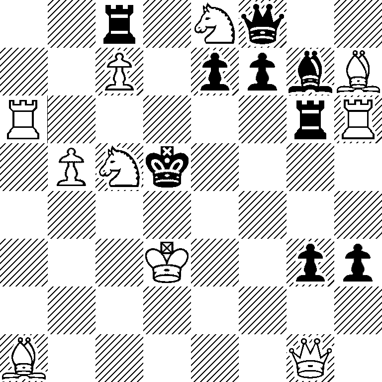 2r1Nq2/2P1ppbB/R5rR/1PNk4/8/3K2pp/8/B5Q1