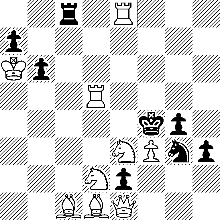 2r1R3/p7/Kp6/3R4/5kp1/4NPnp/3Np3/2BBQ3