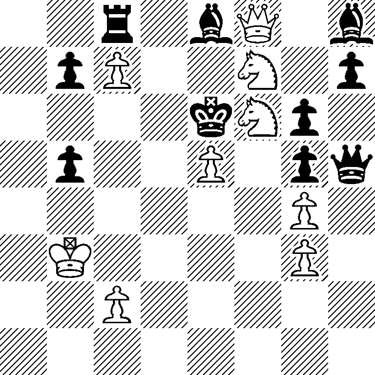 2r1bQ1b/1pP2N1p/4kNp1/1p2P1pq/6P1/1K4P1/2P5/8