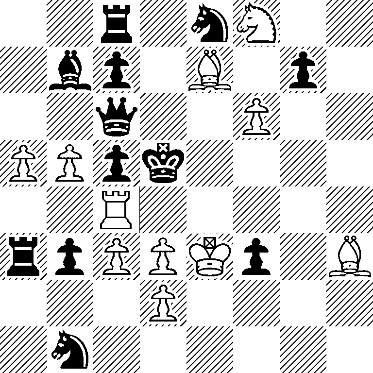 2r1nN2/1bp1B1p1/2q2P2/PPpk4/2R5/rpPPKp1B/3P4/1n6