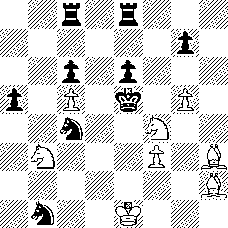 2r1r3/6p1/2p1p3/p1P1k1P1/2n2N2/1N3P1B/7B/1n2K3