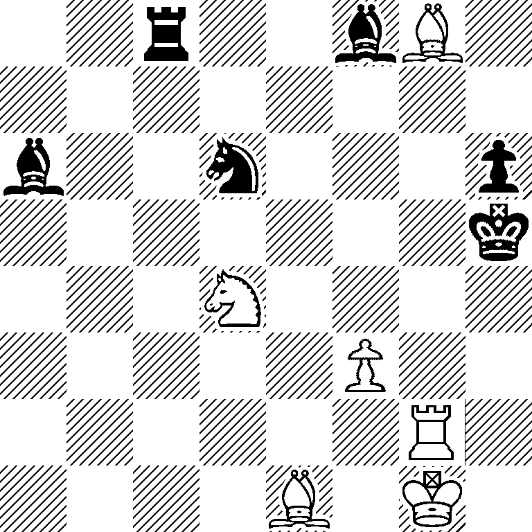 2r2bB1/8/b2n3p/7k/3N4/5P2/6R1/4B1K1
