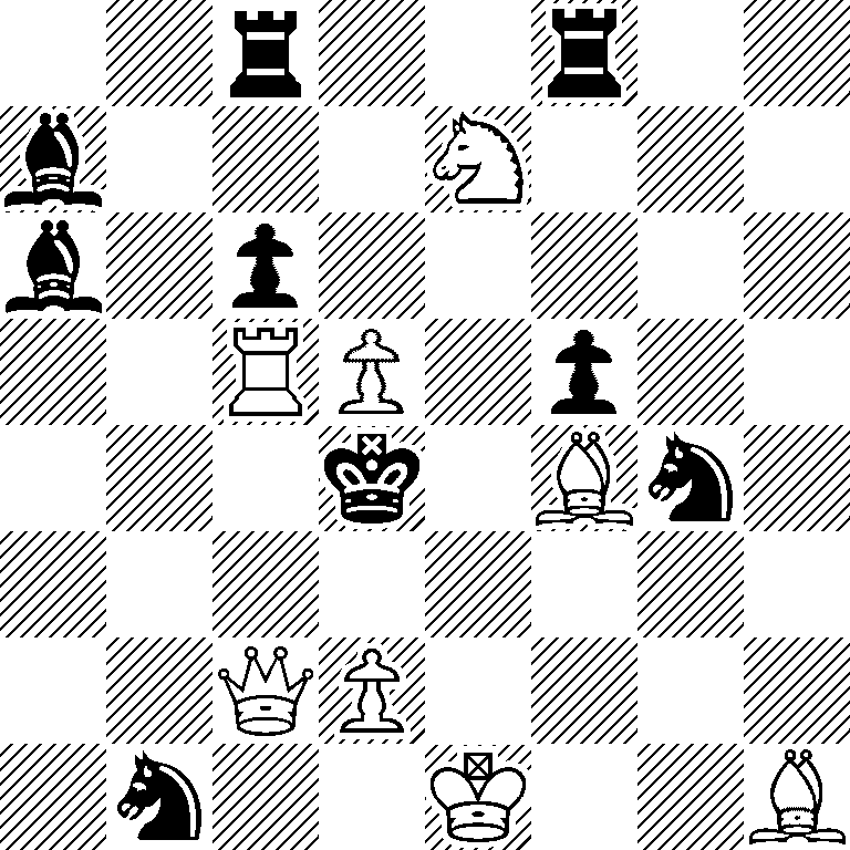 2r2r2/b3N3/b1p5/2RP1p2/3k1Bn1/8/2QP4/1n2K2B