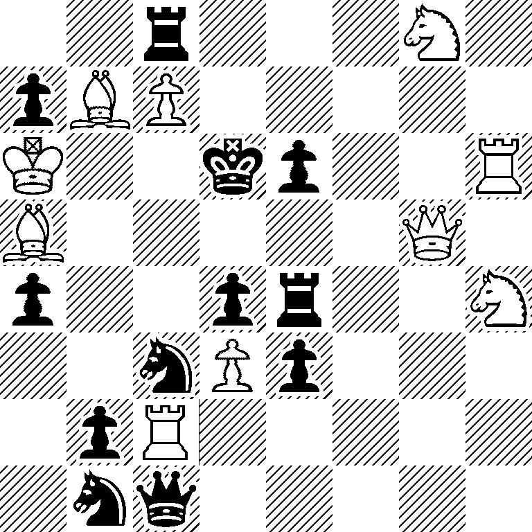 2r3N1/pBP5/K2kp2R/B5Q1/p2pr2N/2nPp3/1pR5/1nq5