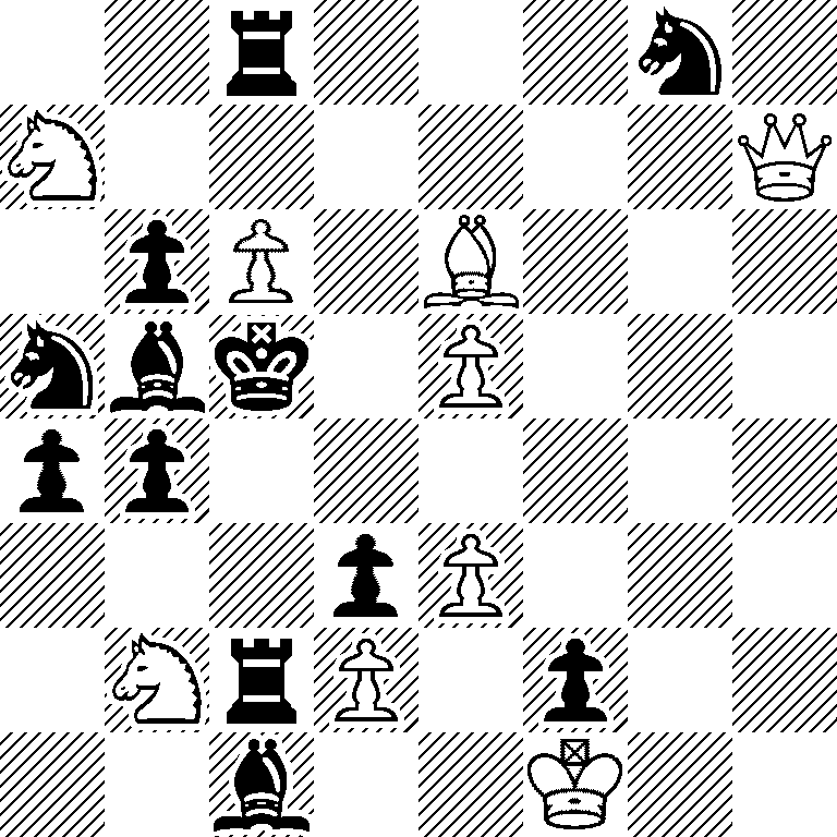 2r3n1/N6Q/1pP1B3/nbk1P3/pp6/3pP3/1NrP1p2/2b2K2