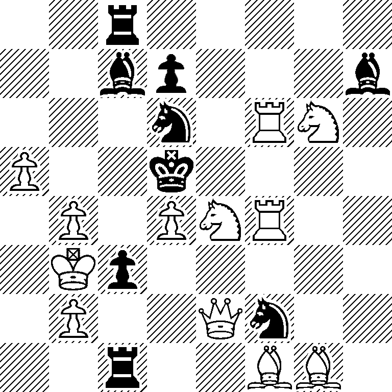 2r5/2bp3b/3n1RN1/P2k4/1P1PNR2/1Kp5/1P2Qn2/2r2BB1