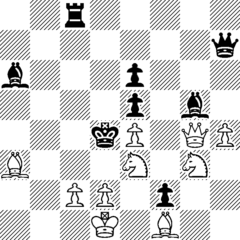 2r5/7q/b3p3/4p1b1/3kP1QP/B3N1N1/2PP1p2/3K1B2