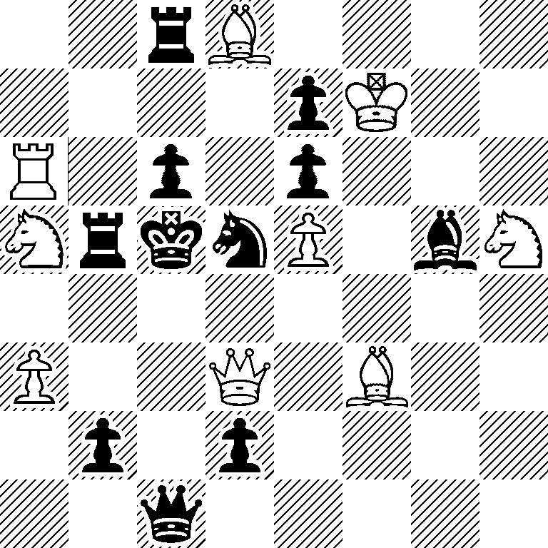 2rB4/4pK2/R1p1p3/NrknP1bN/8/P2Q1B2/1p1p4/2q5