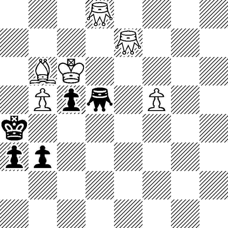 3*2Q4/4*2Q3/1BK5/1Pp*2q1P2/k7/pp6/8/8