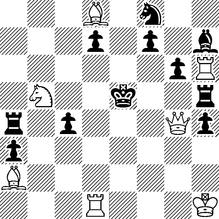3B1n2/3p1p1b/6pR/1N2k2r/r1p3Qp/p7/B7/3R3K
