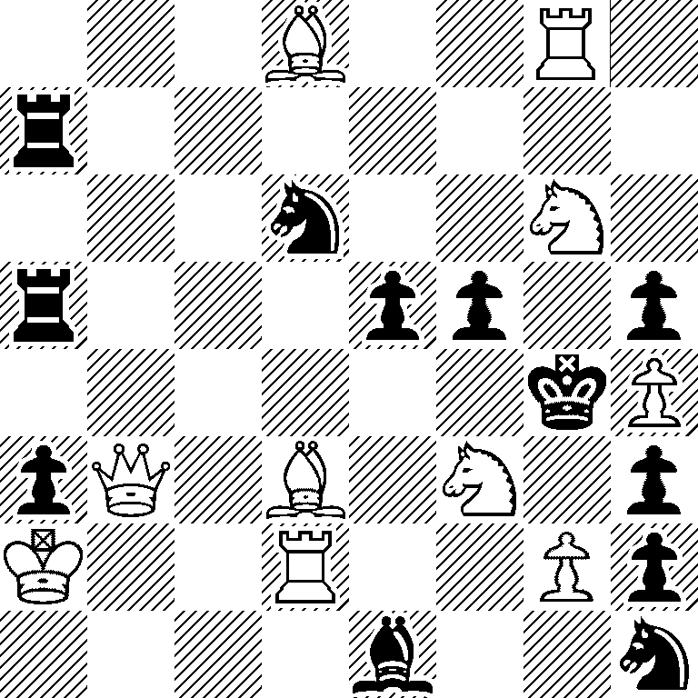 3B2R1/r7/3n2N1/r3pp1p/6kP/pQ1B1N1p/K2R2Pp/4b2n