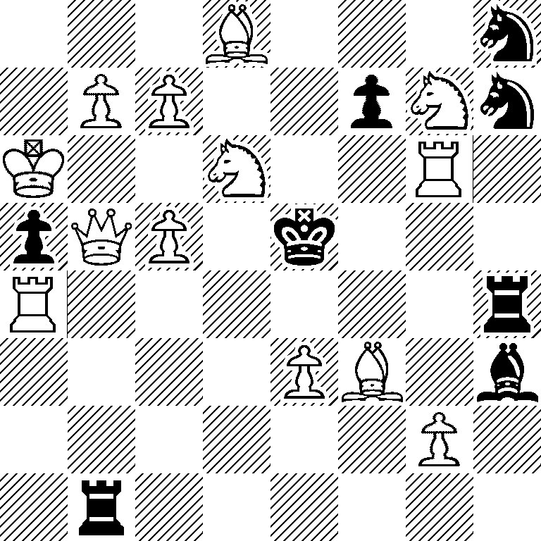 3B3n/1PP2pNn/K2N2R1/pQP1k3/R6r/4PB1b/6P1/1r6