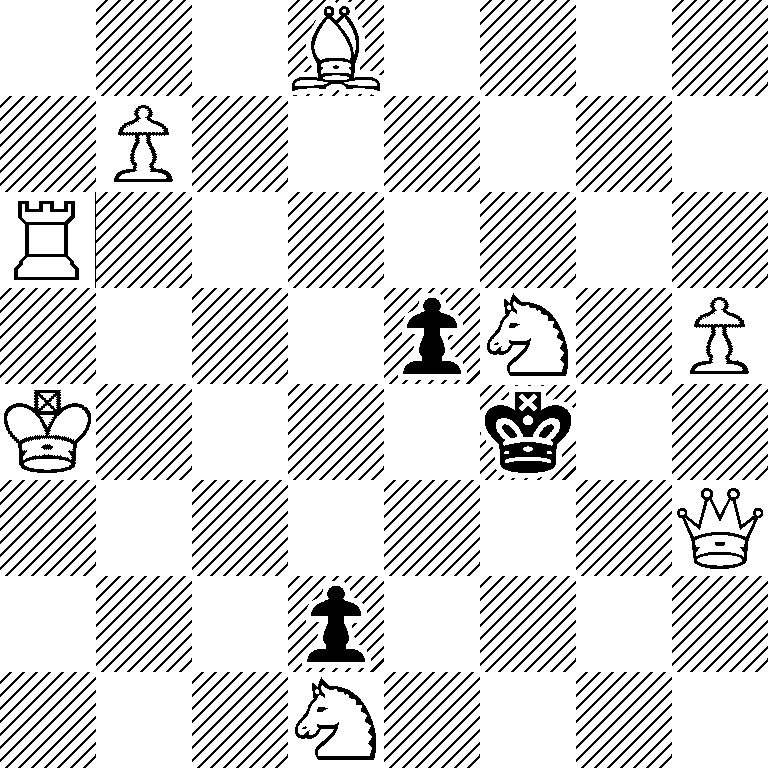 3B4/1P6/R7/4pN1P/K4k2/7Q/3p4/3N4