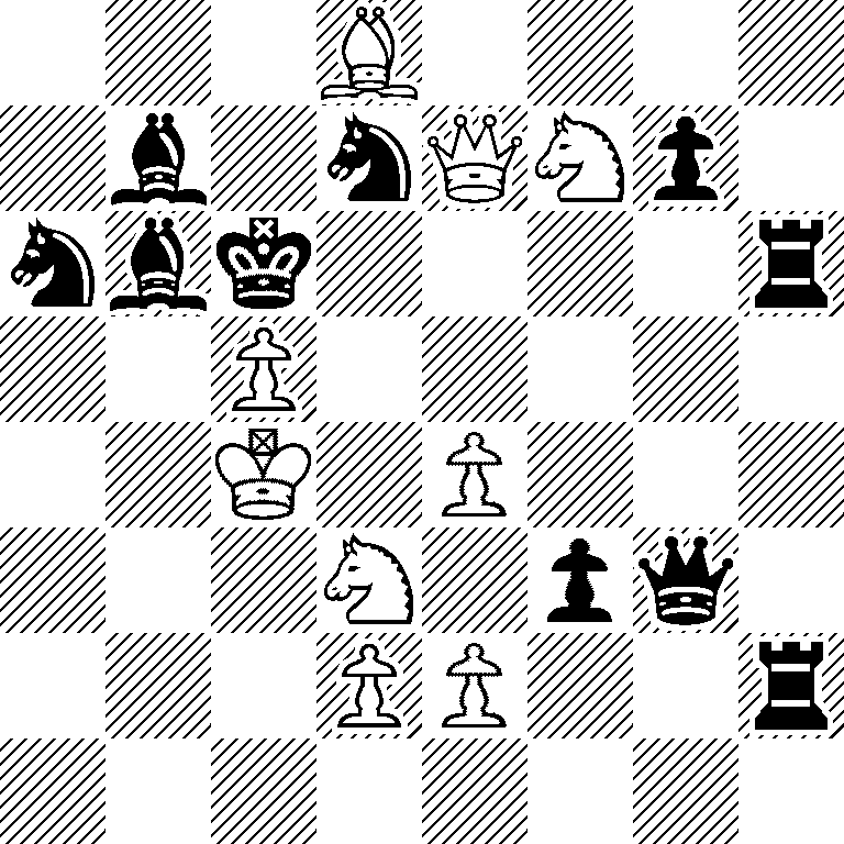 3B4/1b1nQNp1/nbk4r/2P5/2K1P3/3N1pq1/3PP2r/8