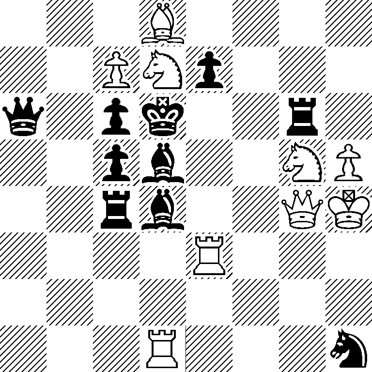 3B4/2PNp3/q1pk2r1/2pb2NP/2rb2QK/4R3/8/3R3n