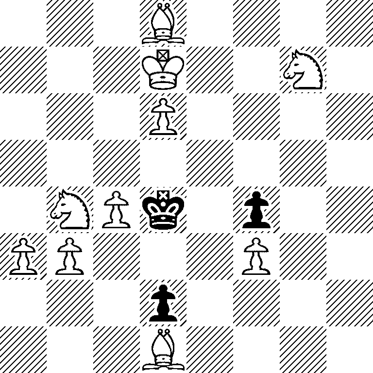 3B4/3K2N1/3P4/8/1NPk1p2/PP3P2/3p4/3B4