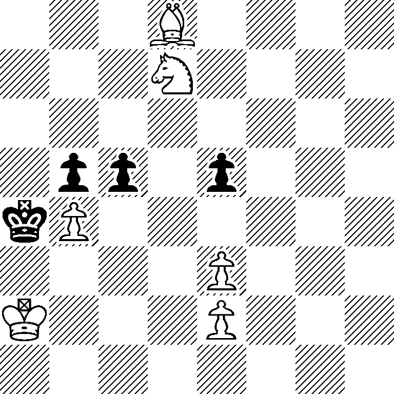 3B4/3N4/8/1pp1p3/kP6/4P3/K3P3/8