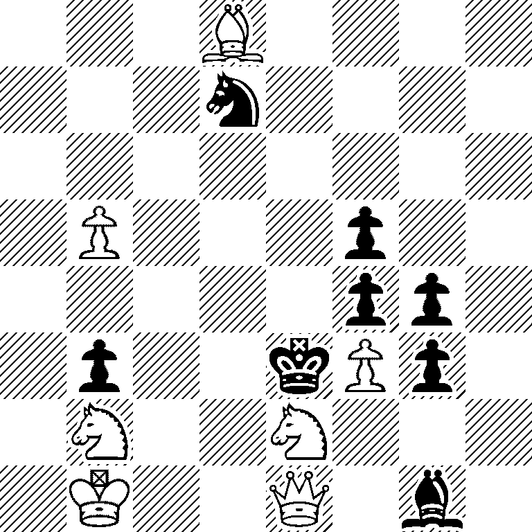 3B4/3n4/8/1P3p2/5pp1/1p2kPp1/1N2N3/1K2Q1b1