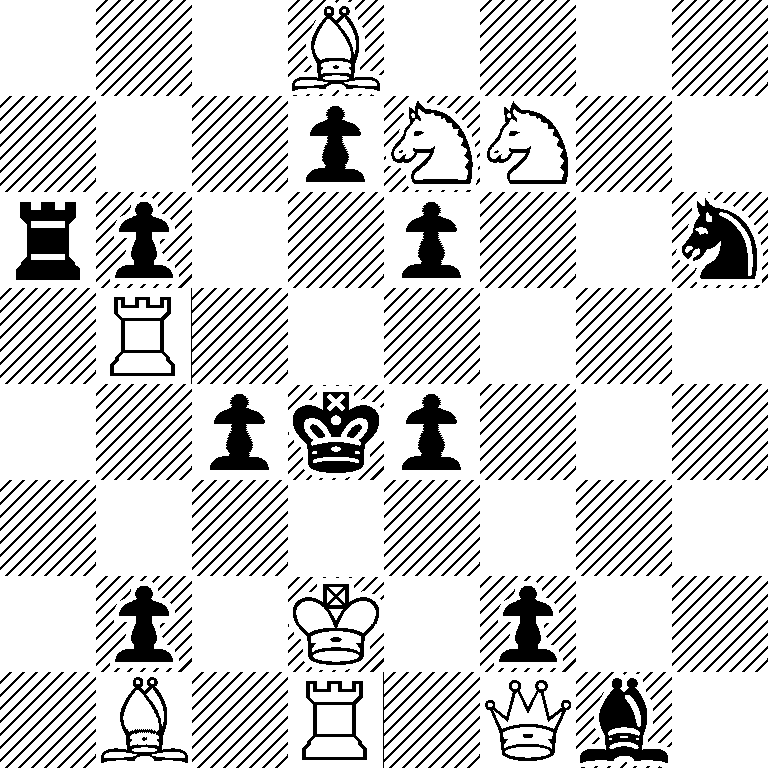 3B4/3pNN2/rp2p2n/1R6/2pkp3/8/1p1K1p2/1B1R1Qb1