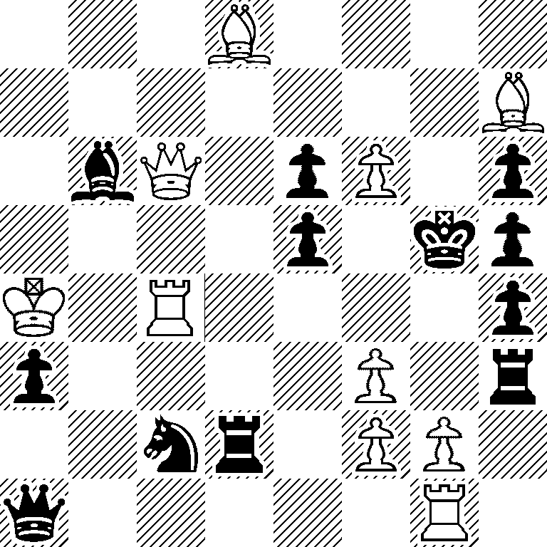 3B4/7B/1bQ1pP1p/4p1kp/K1R4p/p4P1r/2nr1PP1/q5R1