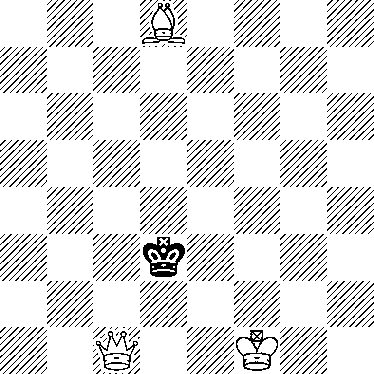 3B4/8/8/8/8/3k4/8/2Q2K2