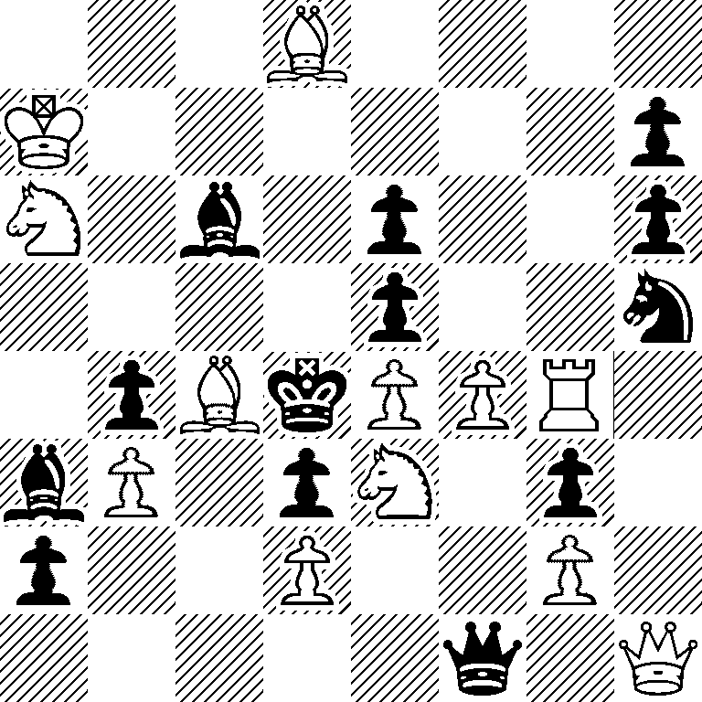 3B4/K6p/N1b1p2p/4p2n/1pBkPPR1/bP1pN1p1/p2P2P1/5q1Q