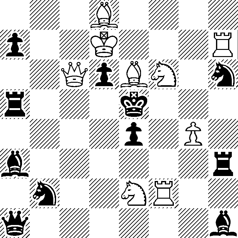 3B4/p2K3R/2QpBN1n/r3k3/4p1P1/b6r/1n2NR2/q6b