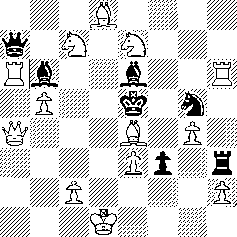 3B4/q1N1N3/Rb2b2R/1P2k1n1/Q3B1P1/4Pp1r/2P4P/3K4