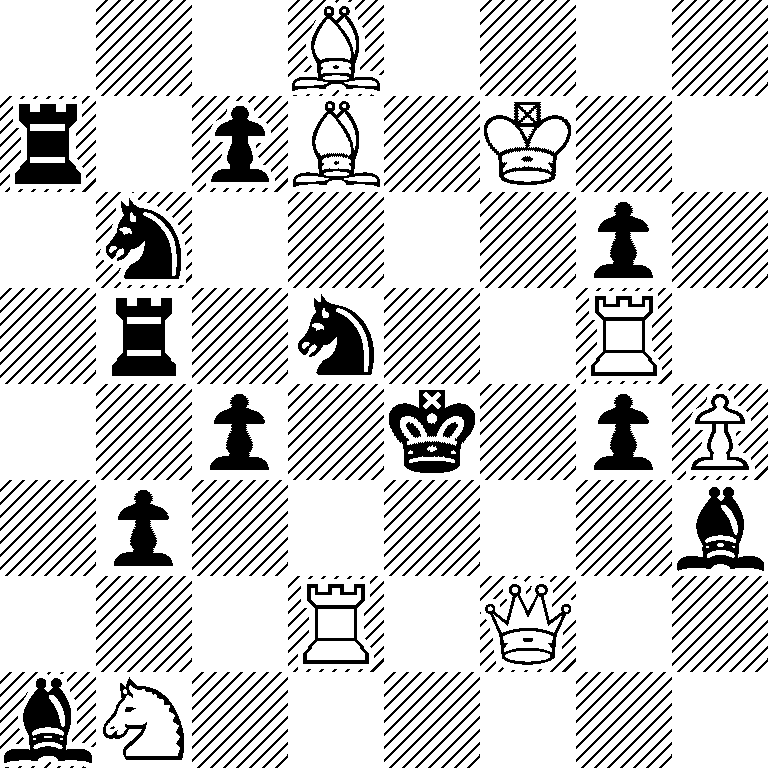 3B4/r1pB1K2/1n4p1/1r1n2R1/2p1k1pP/1p5b/3R1Q2/bN6